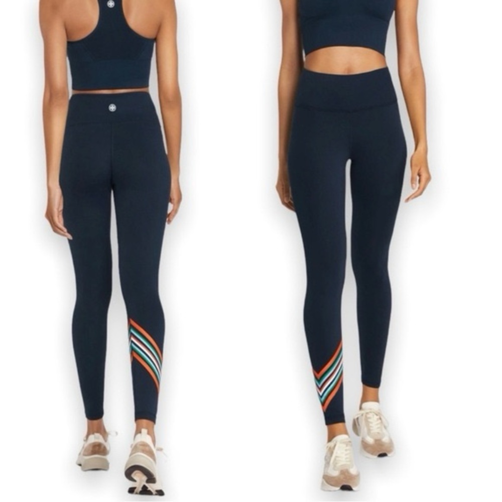 Tory Burch | Tory Sport HIGH-RISE SPECTRUM CHEVRON LEGGINGS